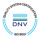Quality system certification ISO 9001